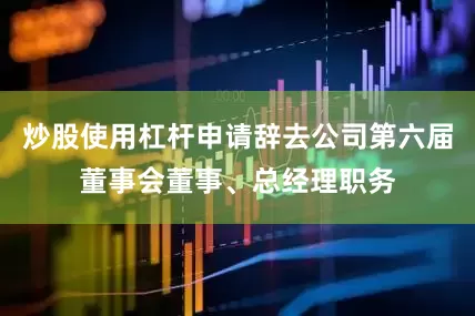 炒股使用杠杆申请辞去公司第六届董事会董事、总经理职务